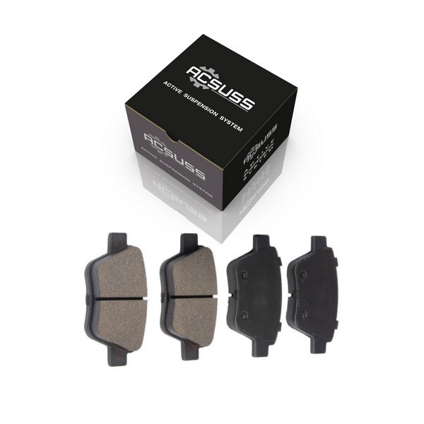 Гальмівні колодки Seat Altea (2006-15) Сеат Альтеа. Задні. КОРЕЯ Acsuss! GDB1841 , FDB4316