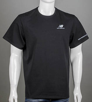 Футболка батал New Balance 2419б (Уп.4шт 3XL,4XL), Чорний