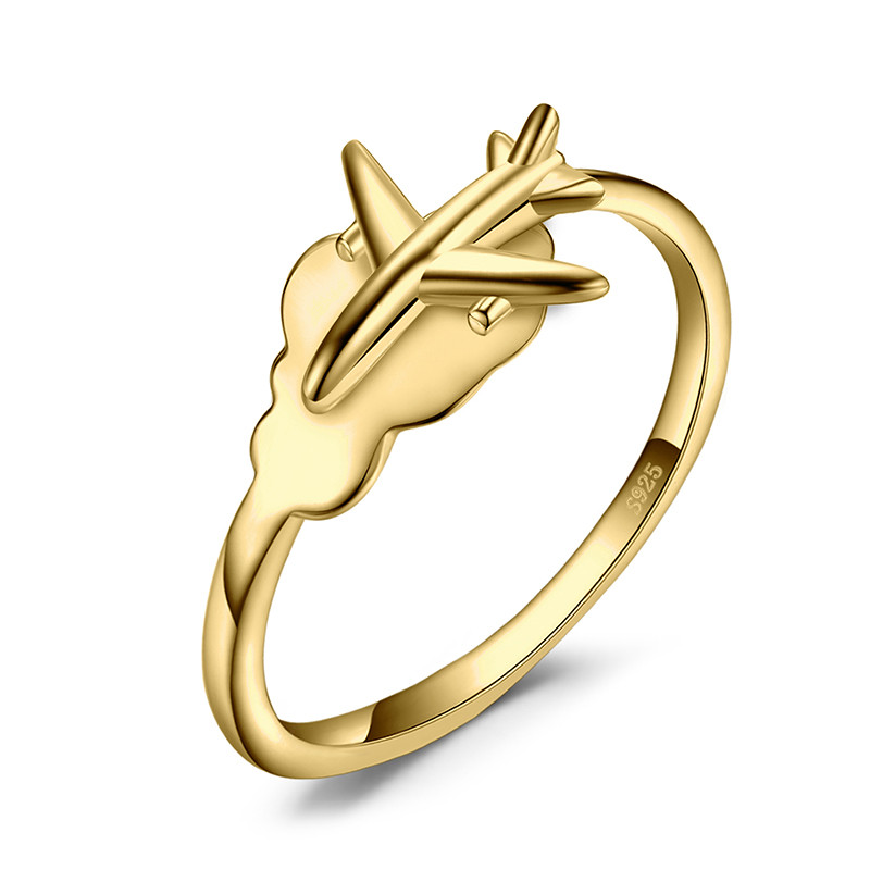 Срібна каблучка  Літак