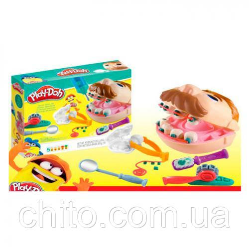 Набір для ліплення Play Doh с пластилином MK 1525-5 Стоматолог, фото 1