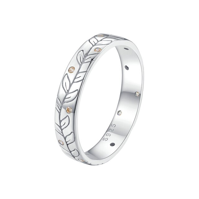 Срібна каблучка  Листя 077-11167