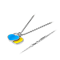 Срібне намисто  З Україною в серці 055-22270