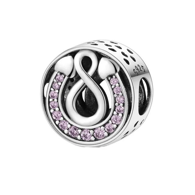 Срібна намистина (шарм) для браслета чи ланцюжка  Нескінченність 039-00445