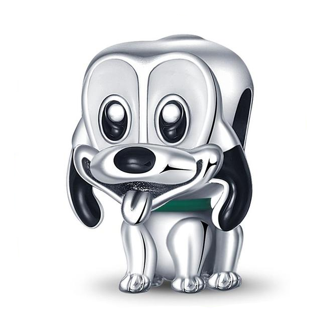 Срібна намистина (шарм) для браслета чи ланцюжка Плуто