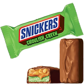 Шоколадні цукерки Snickers Ghoulish Green 17g