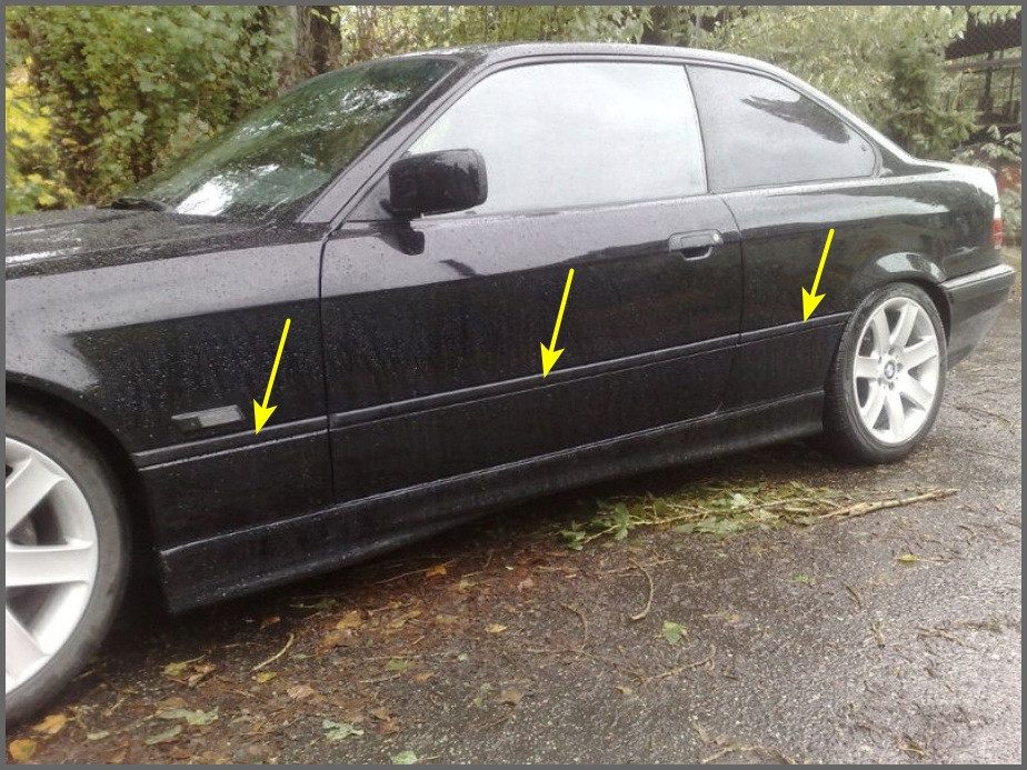 Молдинги для BMW 3-series E36 Coupe 1990-2000