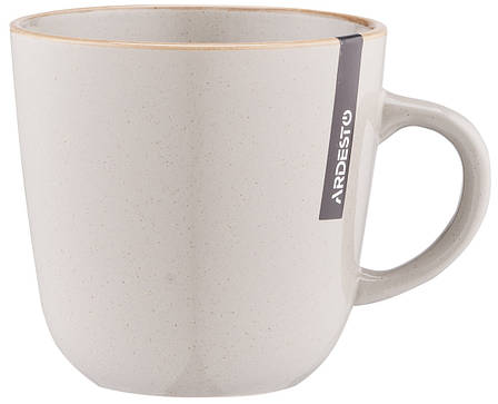 Чашка ARDESTO Apulia, 450 мл, кераміка, сірий, фото 1