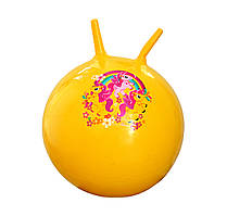 М'яч для фітнесу ND008 стрибун з ріжками 55 см