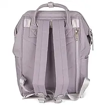 Рюкзак-сумка міський HIMAWARI 1881 фіолетовий з кишенею для ноутбука та USB, фото 3