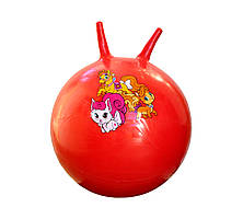 М'яч для фітнесу ND008 стрибун з ріжками 55 см