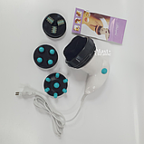 Масажер для тіла антицелюлітний інфрачервоний з 4 насадками Body Innovation, Біло-бірюзовий, YTY-24-Turquoise/White, фото 2