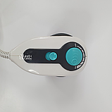 Масажер для тіла антицелюлітний інфрачервоний з 4 насадками Body Innovation, Біло-бірюзовий, YTY-24-Turquoise/White, фото 8
