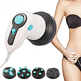 Масажер для тіла антицелюлітний інфрачервоний з 4 насадками Body Innovation, Біло-бірюзовий, YTY-24-Turquoise/White, фото 9