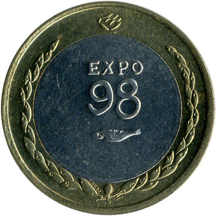 Португалія 200 ескудо, 1998 Міжнародний рік океанів - ЕКСПО, 1998 №268, фото 1