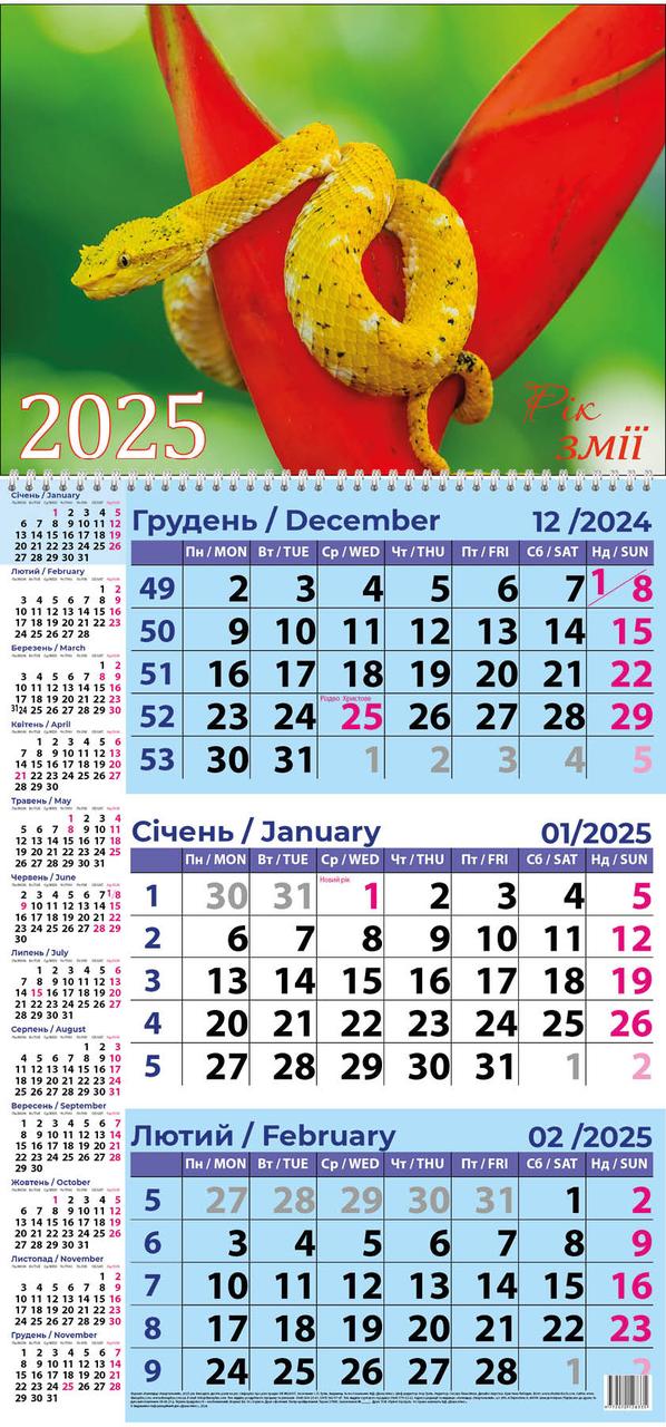 Рік Змії. Міфи та Легенди 2025 Календар+бонус