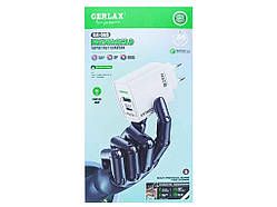 Мережевий зарядний пристрій USB GA-36S 25W PD QC3.0 (MI TURBO CHARGE) білий ТМ Gerlax
