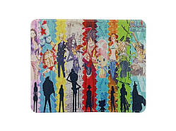 Килимок для ведмедика 250x210 мм аниме One Piece, антиковзна основа ТМ Gerlax