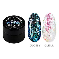 Crooz Гель для дизайну нігтів Diamond Gel #1, 5г