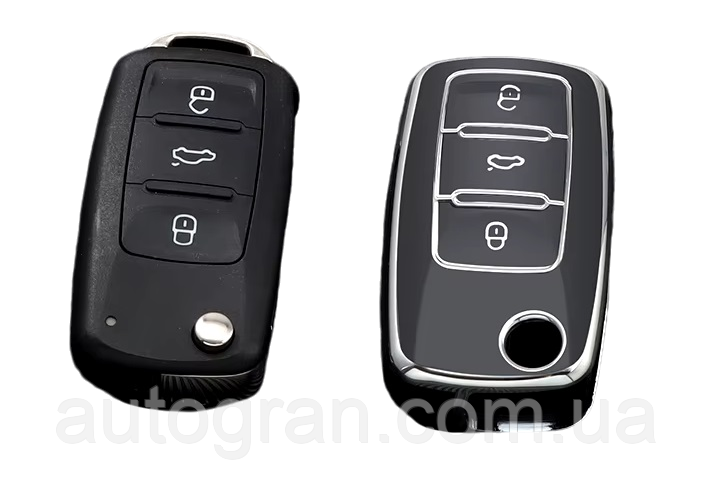 Чохол на ключ VW Volkswagen Golf Passat Caddy Touran Polo Touareg, фото 1