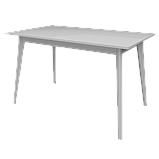 Стіл обідній для кухні Неман ТУРІН 1180 Білий глянець, фото 2