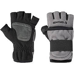 Рукавички Viking Fishing Ice Pro Gloves L (fleece) 3 cut finger Grey-graphite