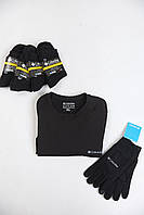 Термо чол.чорне CLMB + 4 пари Термошкарпеток CLMB + Рукавиці CLMB, фото 2