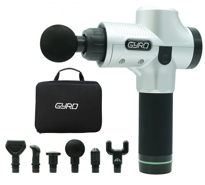 Перкусійний ручний м'язовий масажер для тіла GYRO Muscle Gun Massager Jm, фото 1