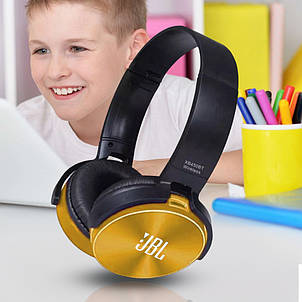 Бездротові навушники JB Wirelles 450BT Bluetooth, накладні, Жовтий, фото 1
