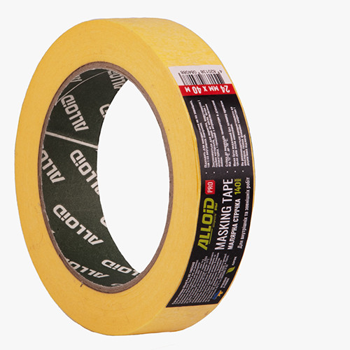 Alloid Pro. Стрічка малярська 24 мм х 40 м, 140 мкм (MT-1402440), фото 1