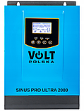 Сонячний інвертор Volt Polska ULTRA-HV 2000 12/230V (1000/2000W) + 60A MPPT (75V) (3SSH100012), фото 4