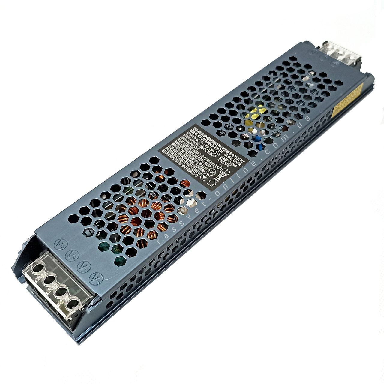 Блок живлення 400W 12V MTK Electro MTK-LED-400W-12V-IP20-33A без кулера 238х50х23мм (400Вт 12В 33А) для світлодіодної LED стрічки