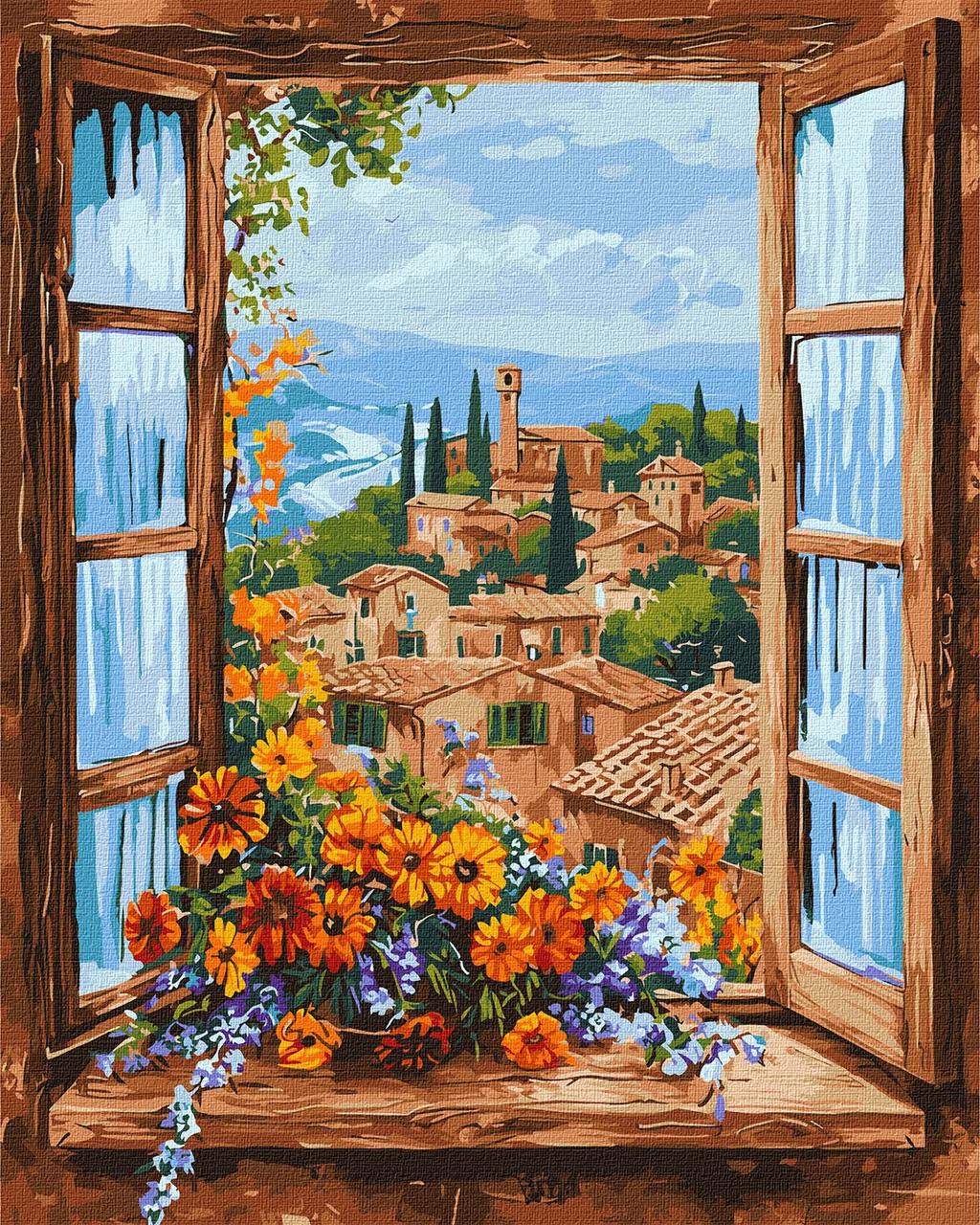 Картина за номерами 40х50 см. Чудовий пейзаж ©art_selena_ua. Ідейка. KHO3278