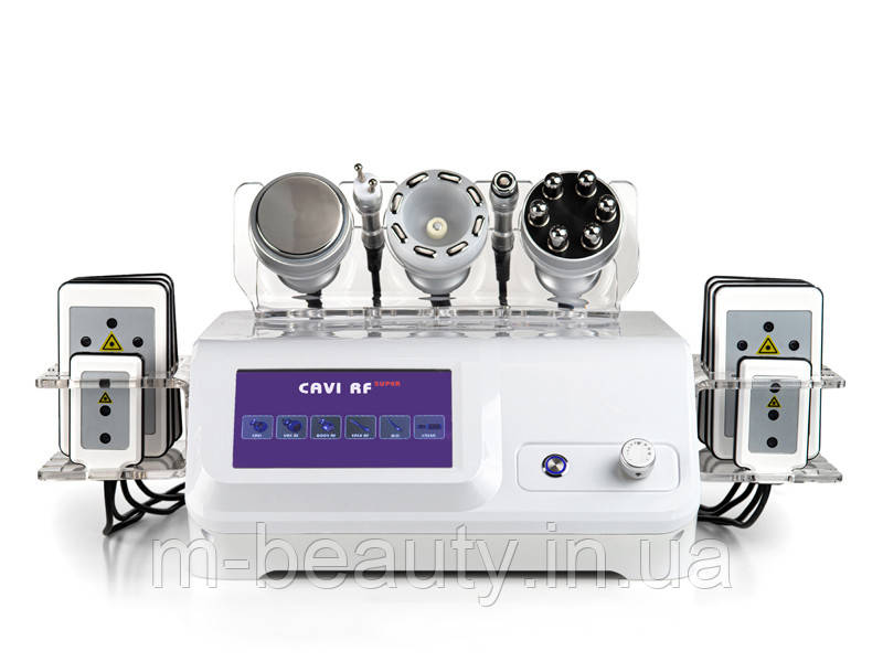 Апарат для косметолога масажиста 6 в 1 апарати кавітації з RF ліфтингом для салону краси мод.207А, фото 1