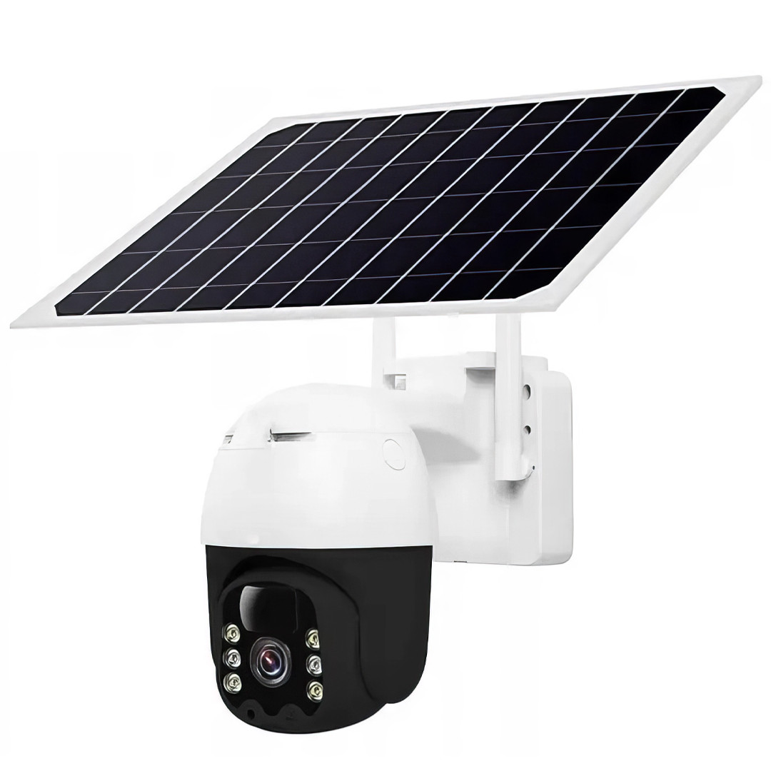 Вулична WiFi камера із сонячною панеллю та віддаленим доступом TP8 V360 Pro Портативна камера 2Мп, фото 1