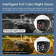 Вулична WiFi камера із сонячною панеллю та віддаленим доступом TP8 V360 Pro Портативна камера 2Мп, фото 6