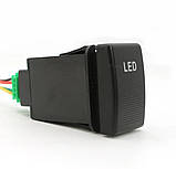 Кнопка Mazda штатна 3,8х2,3 см LED, фото 2