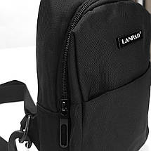 PODIUM Сумка Чоловіча на Плечо нейлон Lanpad 3072 black, фото 4
