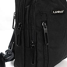 PODIUM Сумка Чоловіча на Плечо нейлон Lanpad 80002 black, фото 4