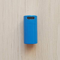 Акумуляторна батарея CR123A/16340 з роз'ємом TYPE-C 700mAh, 3.7V, Lithium BLUE