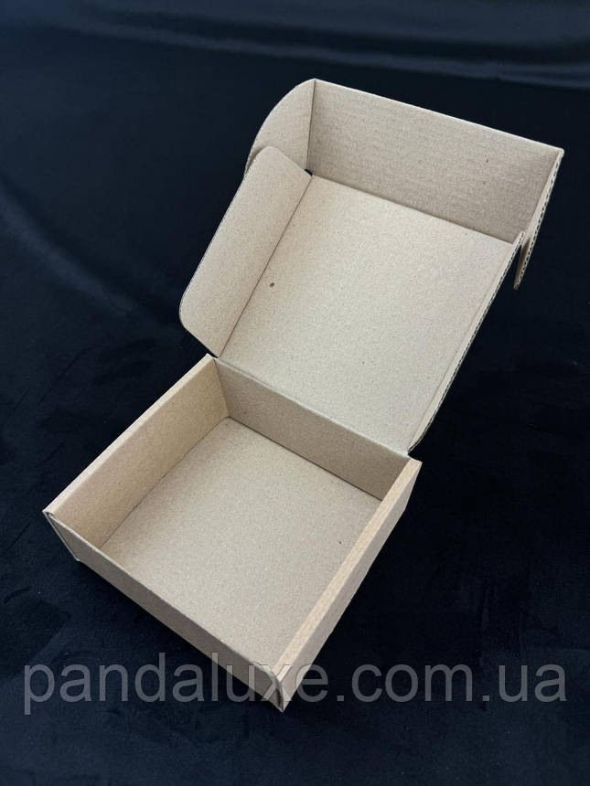 📦 Коробка картонна (бура) 13,5*12,5*5,5 см, фото 3