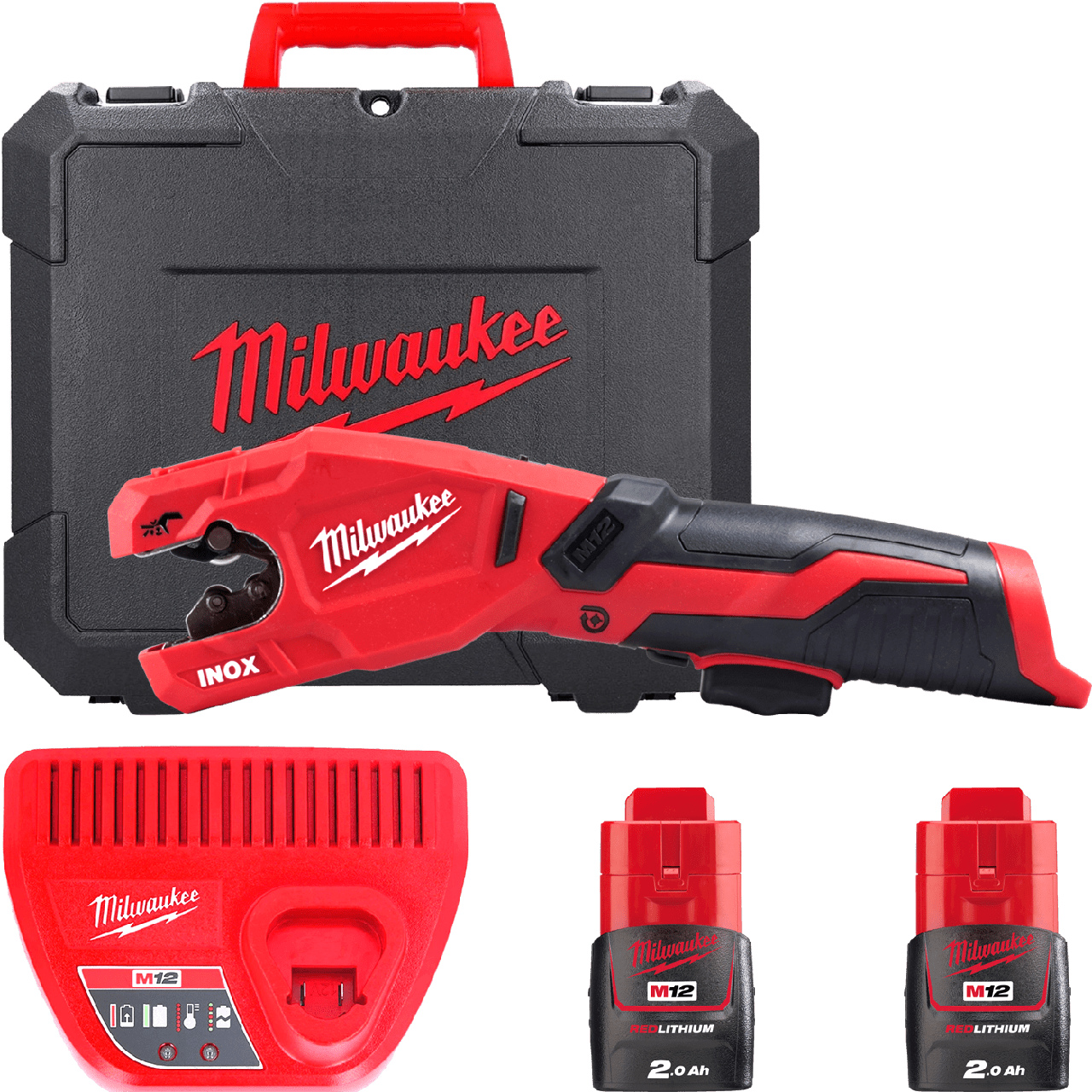 Акумуляторний труборіз неіржавкої сталі MILWAUKEE M12PCSS-202C, фото 1