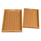 Таця з бамбука для сніданку, набір 2 шт., фото 2