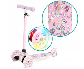 Самокат триколісний MoMi WEENDY (колір - pink dream)