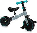 Дитячий біговел-велосипед MoMi LORIS 4в1 (колір - grey-turquoise), фото 3