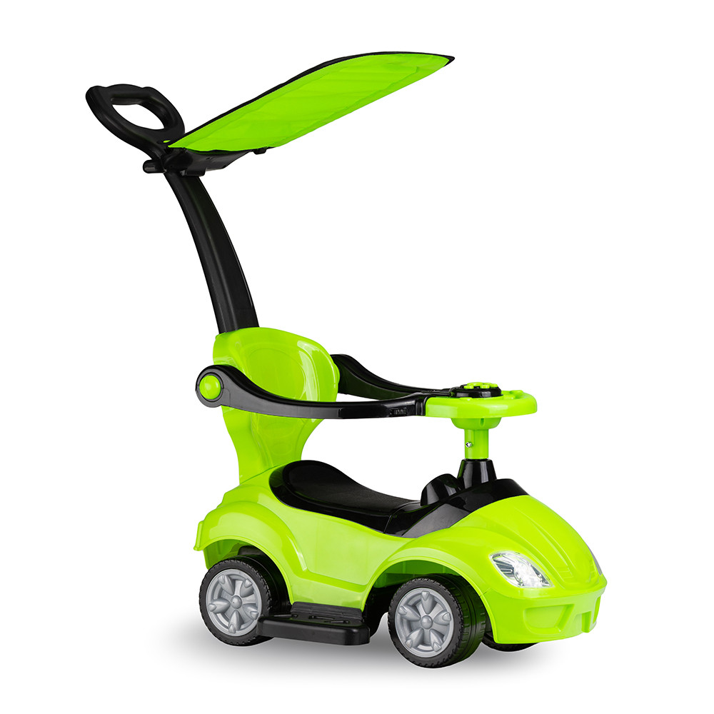 Машинка-каталка QKIDS LOLO 2в1 (колір - lime green)