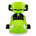 Машинка-каталка QKIDS LOLO 2в1 (колір - lime green), фото 6