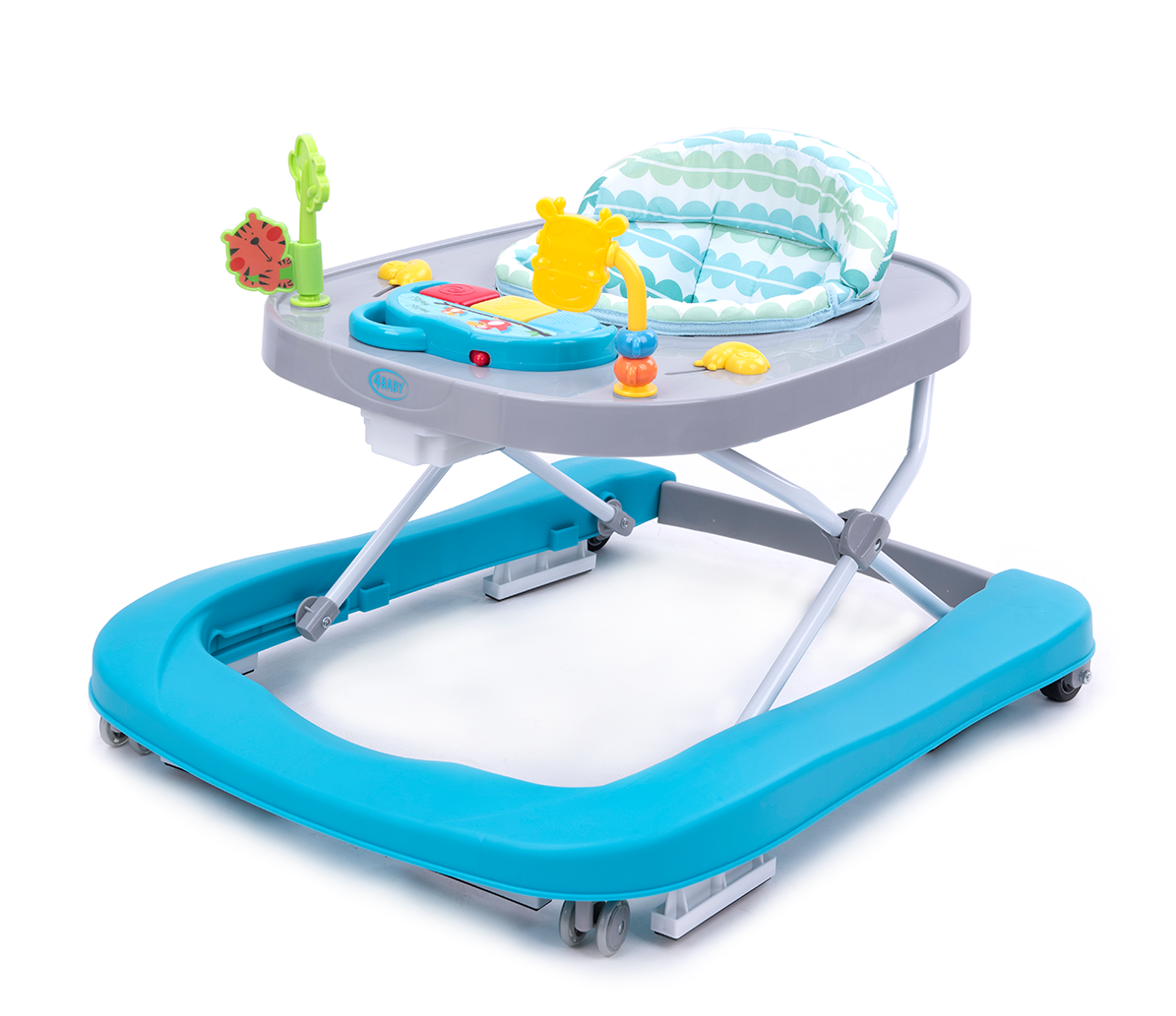 Ходунки 4Baby Walk'n Push (колір - turkus), фото 1