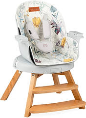 Стільчик для годування MoMi WOODI (колір - flowers)