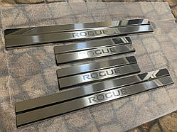 Накладки на пороги Nissan Rogue з 2013-2020 рр. (Premium)