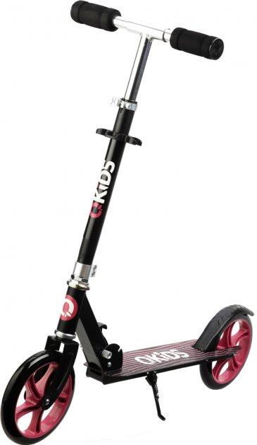 Самокат QKIDS WEISS (колір -black/pink), фото 1